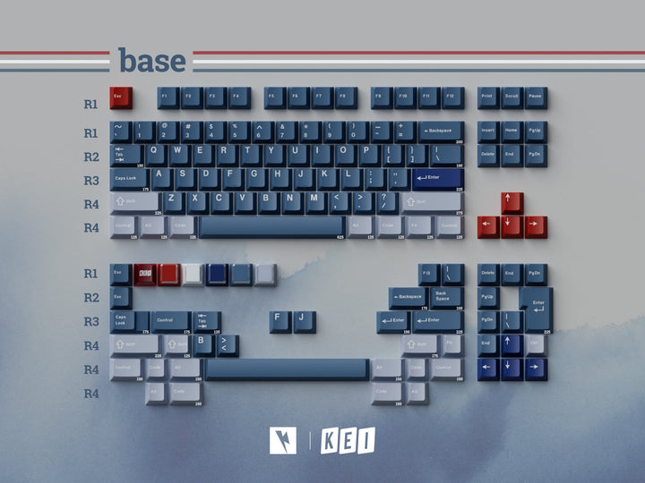 24365-PIV34-Key-Kobo-RWB-Cherry-Profile-Double-Shot-PBT-Keycap-Set