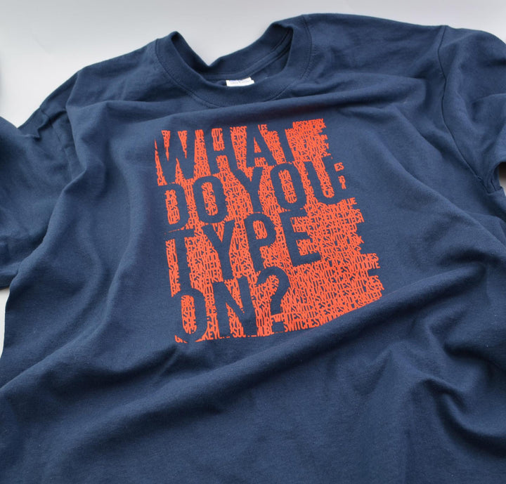 2653-3KIFX-What-do-you-type-on-Navy-T-Shirt