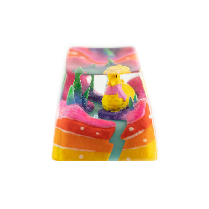 4726-GCFNB-Dwarf-Factory-x-MK-Rainbow-Llama-Artisan-Keycap-SA-Profile